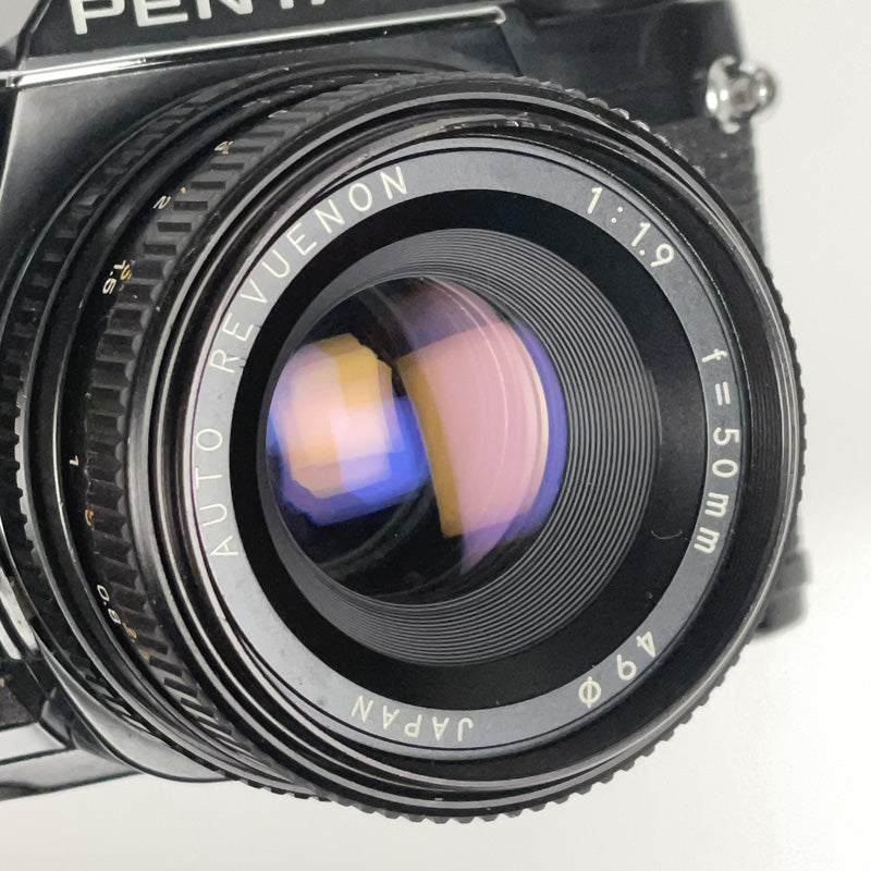 pentax mv revuenon 50mm 1.9 reflex argentique film pellicule ancien vintage photo photographie 135 25mm 24x36