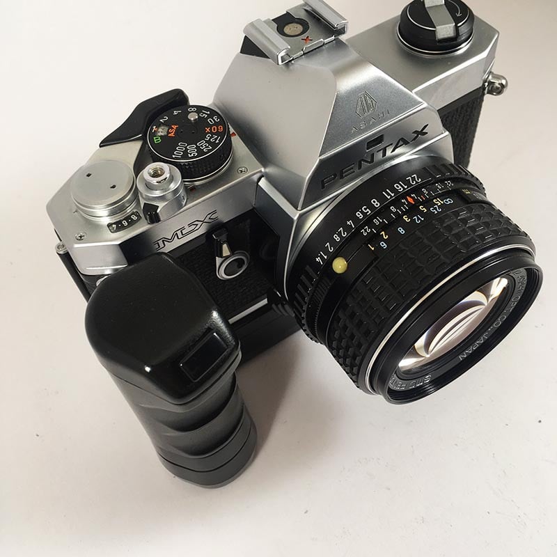 Pentax MX Winder & 50mm 1.4