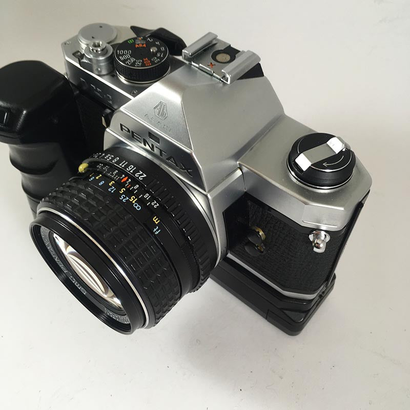 Pentax MX Winder & 50mm 1.4
