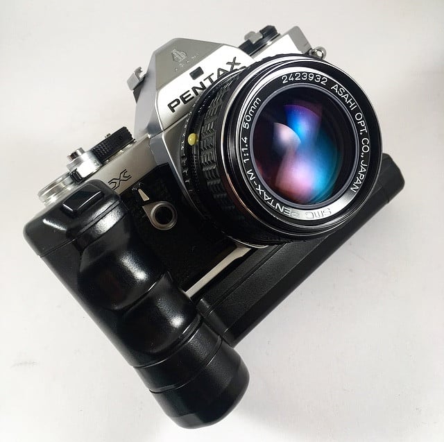 Pentax MX Winder & 50mm 1.4