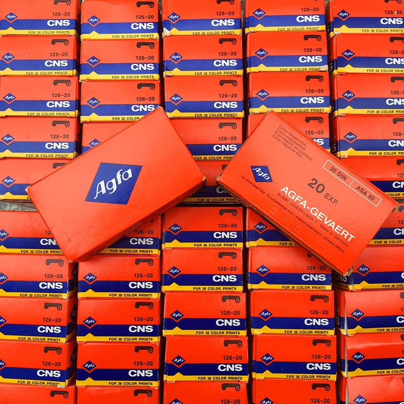 Pellicule périmée argentique film 126 agfa cns 80 cartouche ancienne Kodak Instamatic