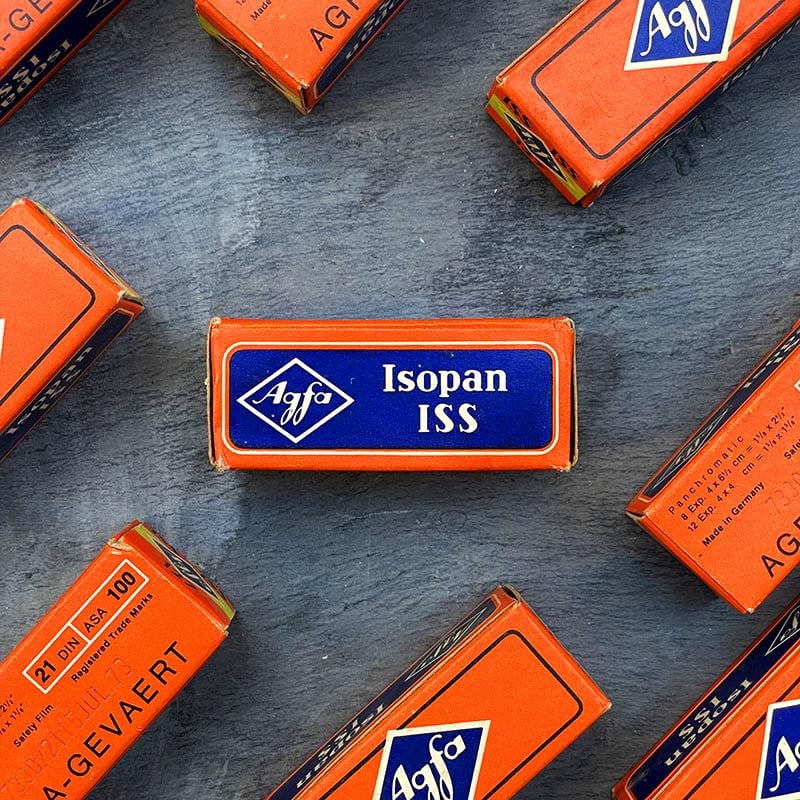 agfa isopan iss 100 620 ancien vintage film pellicule photographie ancienne format rare 1972