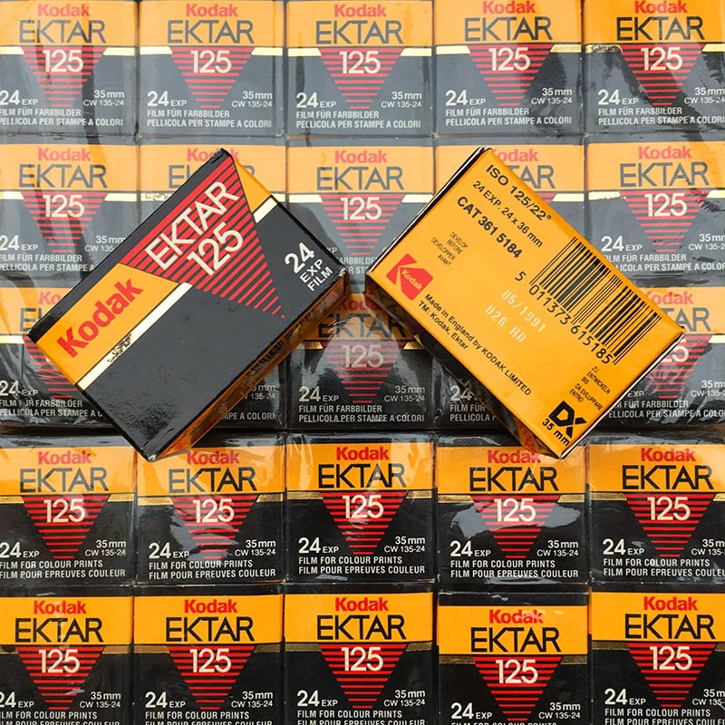 pellicule périmée film ancienne vintage date 1991 couleur négatif kodak ektar 125 iso