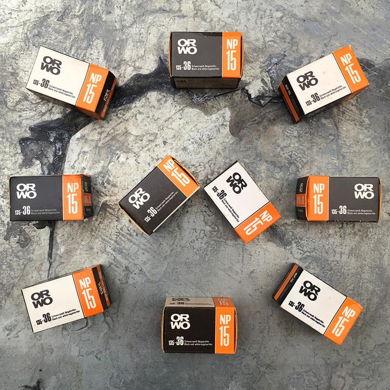 orwo np15 25iso noir et blanc 25 iso 36 poses 1992