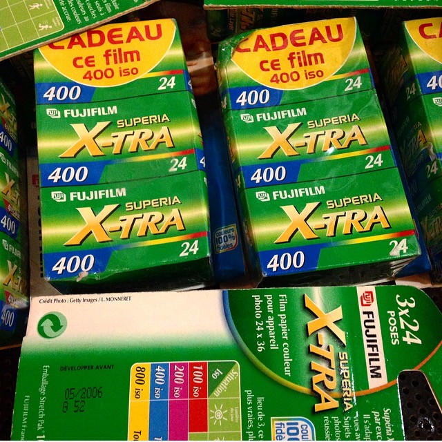 Pack 3 Fujifilm Xtra 400 35mm pellicules périmées anciennes fujifilm