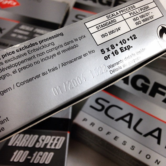pack 5 agfa scala 200x 100 1600 diapo diapositive 120 moyen format argentique photographie