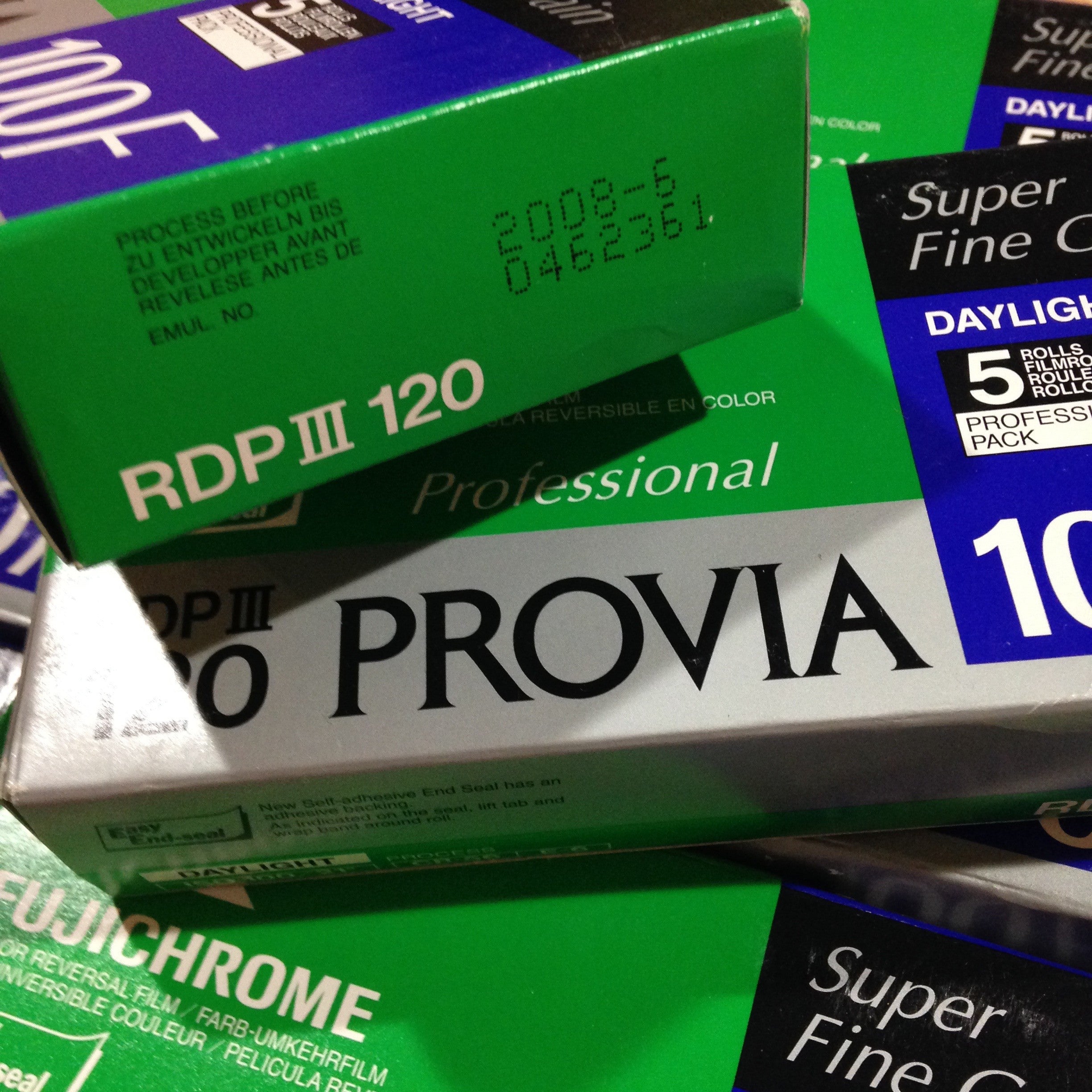 provia 100f diapo 120 6 6 pack 5 professional périmée