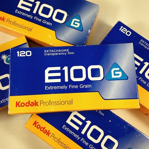 pack 5 ektachrome kodak e100 g diapo positif pellicule 120 argentique moyen format e6 photographie 2009 périmé