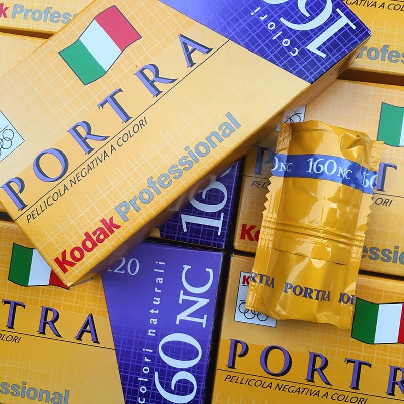 pack 5 kodak Portra 160 NC Natural Color négatif couleur pellicule 120 argentique moyen format C41 2003 périmée