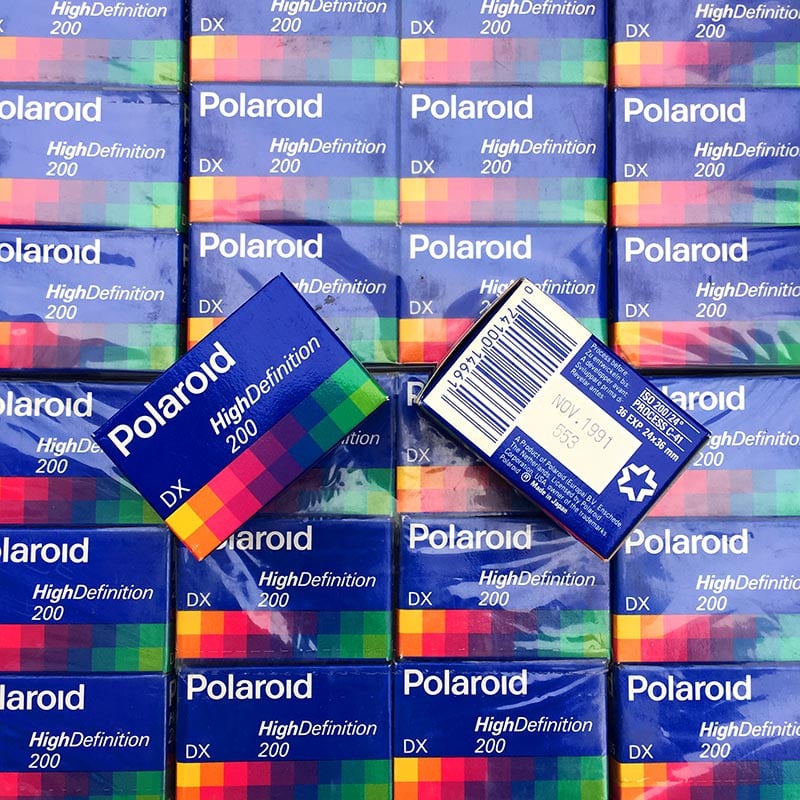 pellicule périmée argentique 35mm couleur polaroid hd prints 200 36 poses