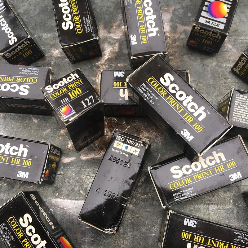 Pellicule argentique Scotch HR Couleur 100 Périmée 100 127 Couleur 4 4 rare format
