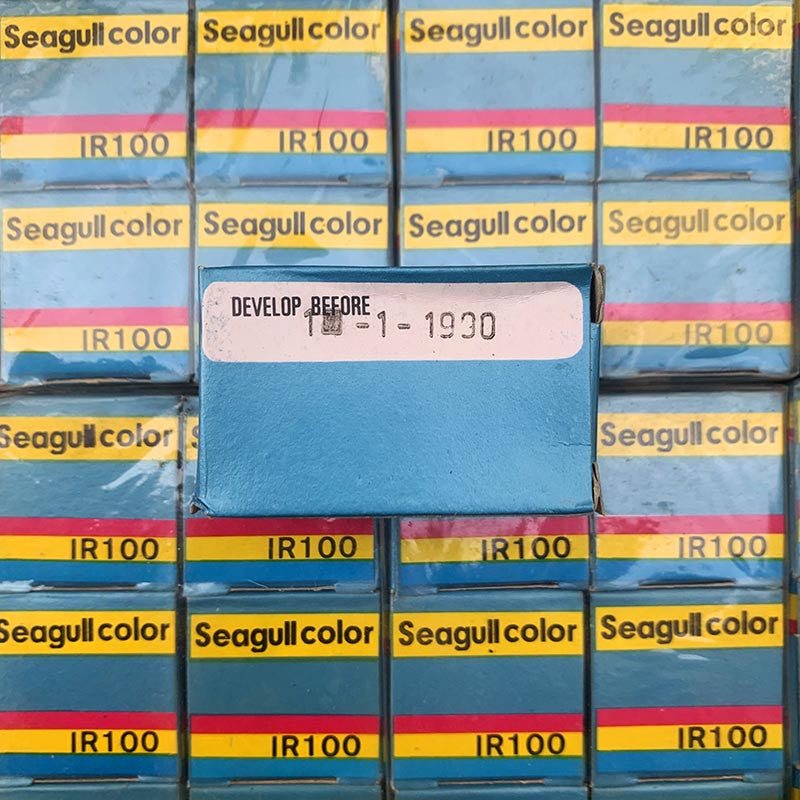 pellicule périmée film seagull color 100 IR100 ancienne vintage date 1990 china chine couleur