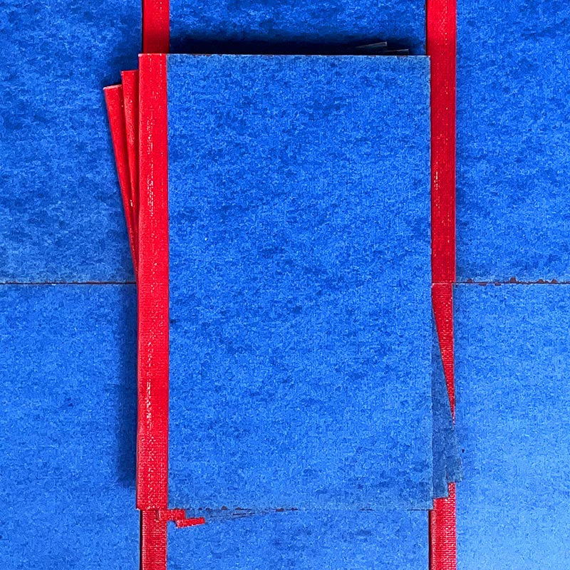 petit carnet papier tacheté 96 pages ancien vintage bleu vintage 1960 1950
