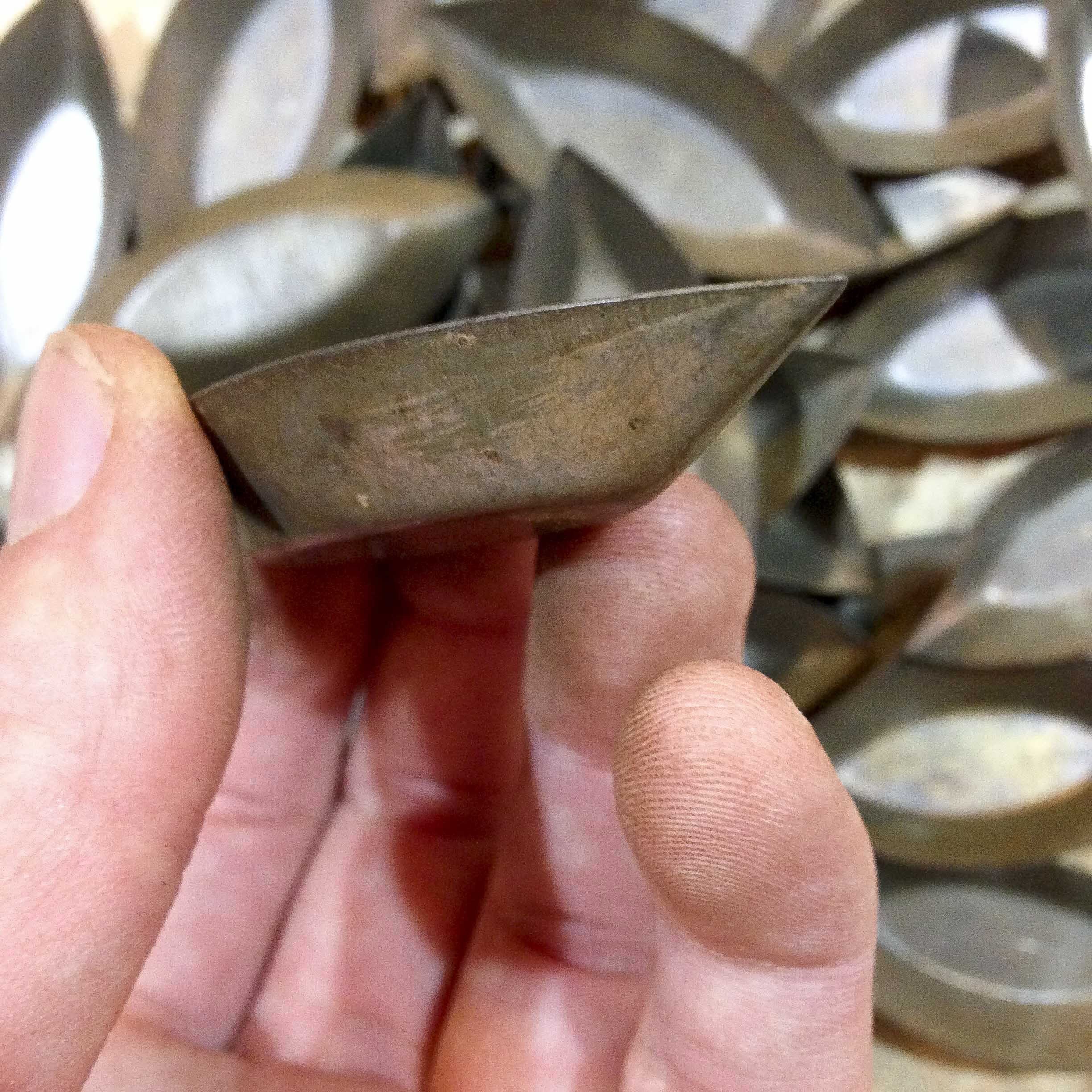 Small 1950s Tin Plating Pastry Mold N°5