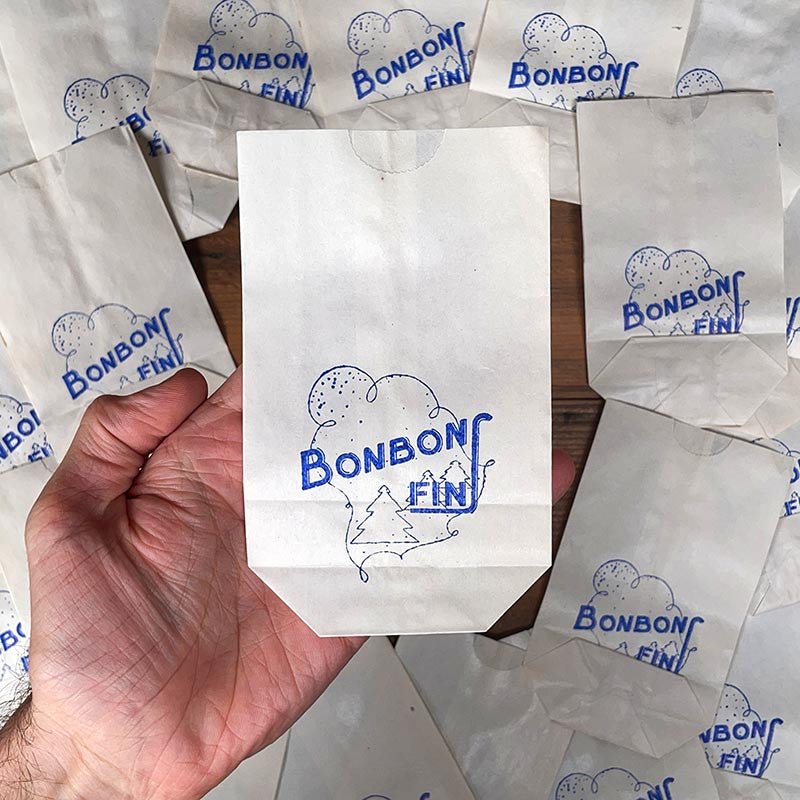 Petit Sachet Bonbons Fins 1950