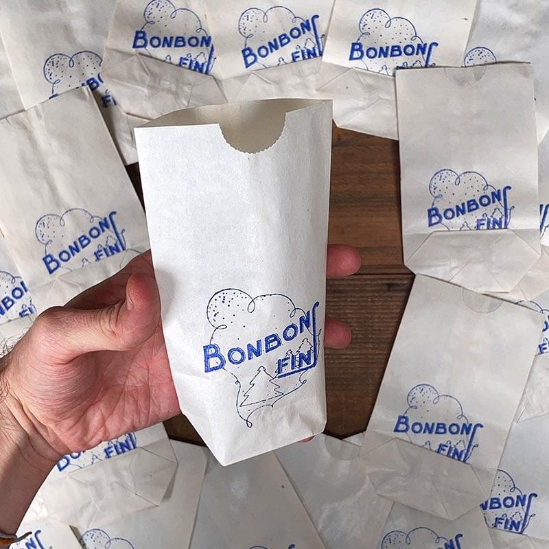 Petit Sachet Bonbons Fins 1950