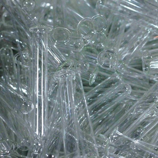 petit tube a essai collerette 1960 verre vintage laboratoire 1970