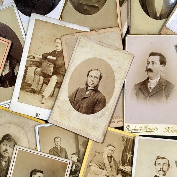 photo carte de visite ancienne vintage XIXème 1900 portrait