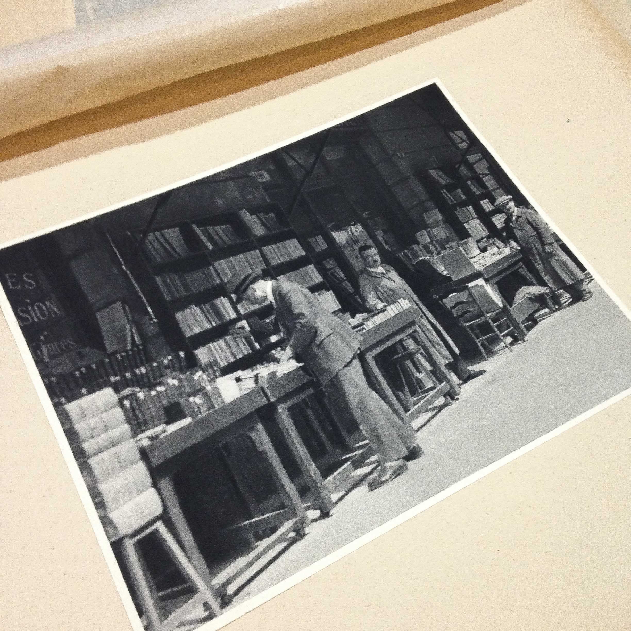 photo gravure héliogravure ancien vintage blanc et demilly noir et blanc lyon ville lyonnais papier 1930 bouquiniste