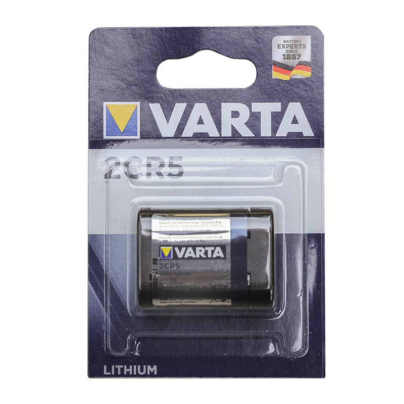 pile varta 2CR5 lithium 6v appareils photos argentique