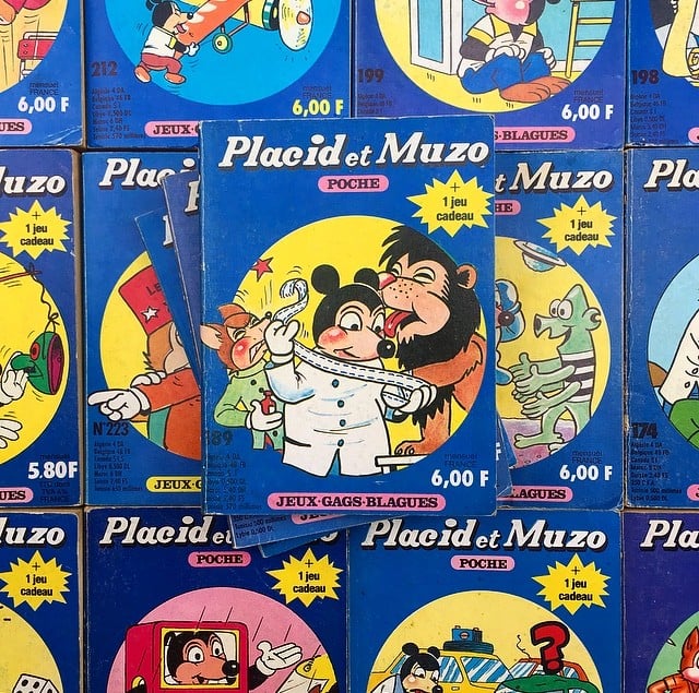 placid et muzo ancien vintage exemplaire 1980 1985 français bd bande dessinée