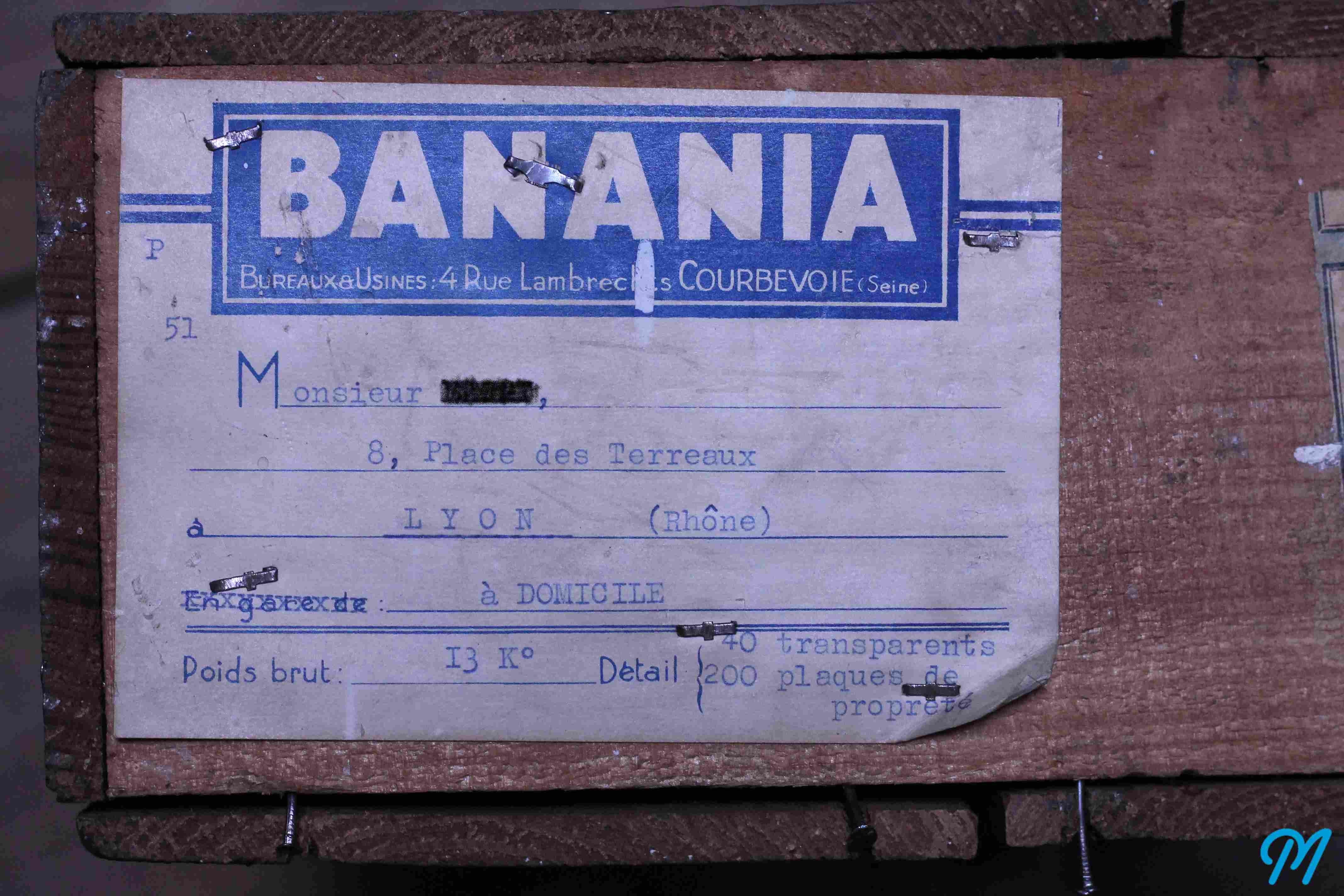 Banania Cleanliness Plaque 1949