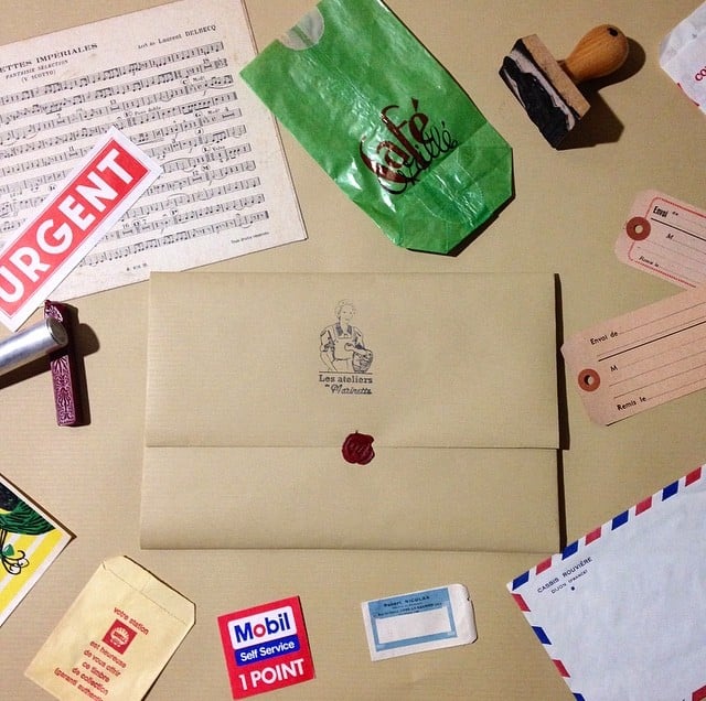 pochette surprise 10 papiers anciens