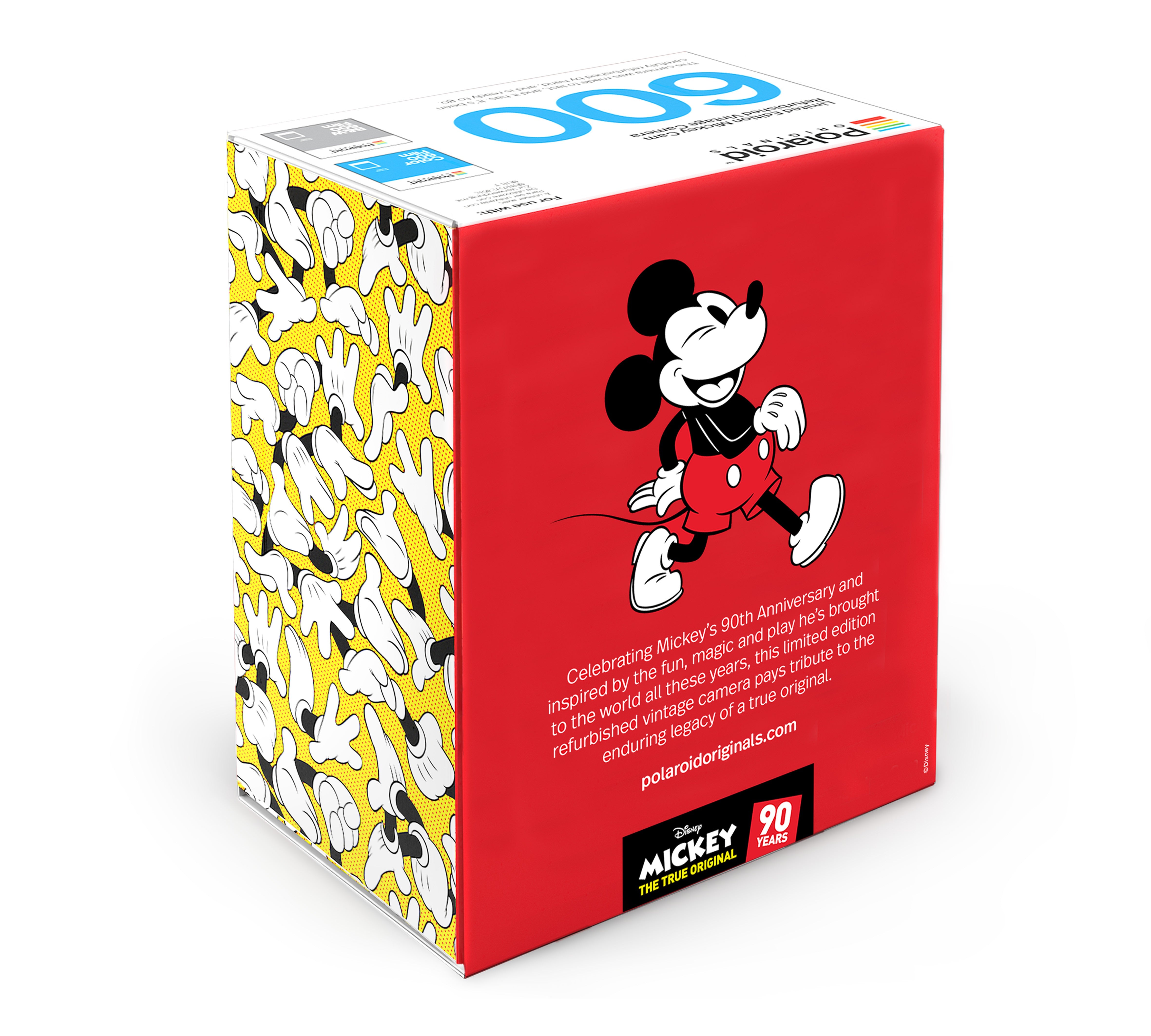 Polaroid 600 Édition Mickey Mouse 90th Anniversary
