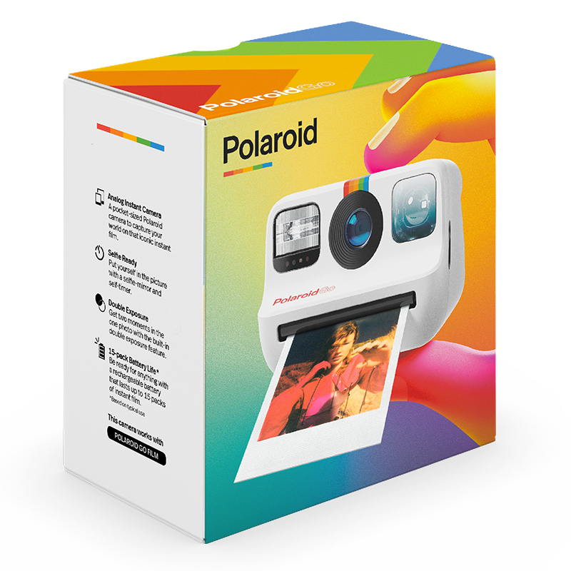 polaroid go appareil instantané film pellicule miniature petit flash nouveau blanc