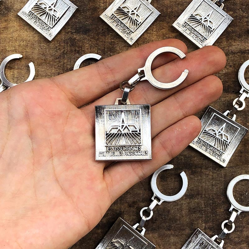 porte clef clefs assurances mutuelles agricoles la prévention rurale 1980 dusseaux paris