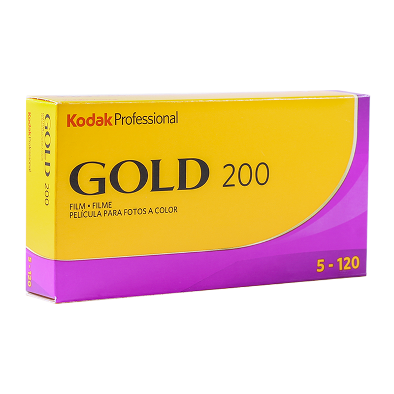 kodak gold 200 pellicule argentique film photo vintage 120 moyen format pack 5 rouleaux propack