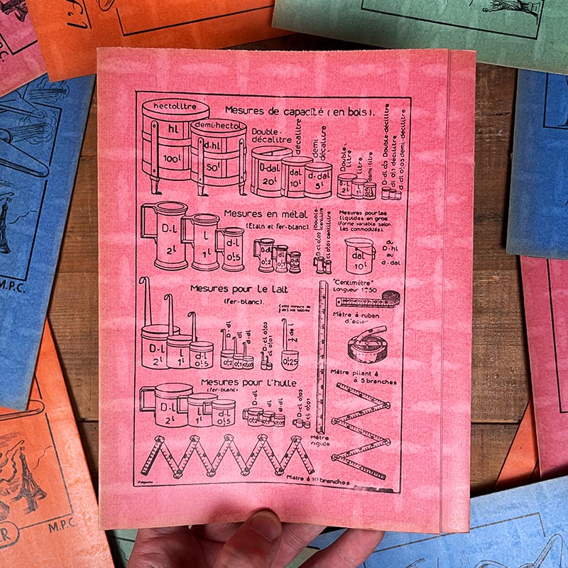 protège cahier ancien illustré couleur l'atlantic aviation avion coloré 1950 1960