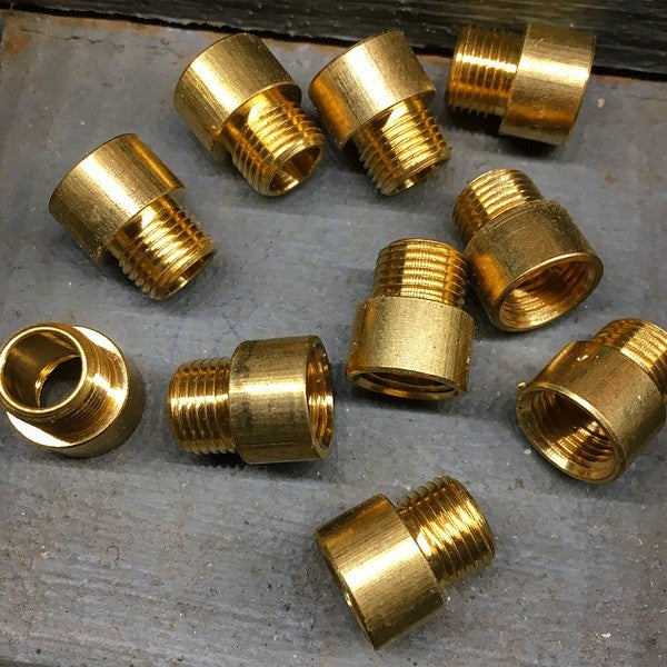 raccord male femelle sortie de câble M10 filetage laiton laitonnée doré or métal électrique électricité