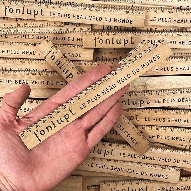 Règle en Bois Vélo Fonlupt 1950