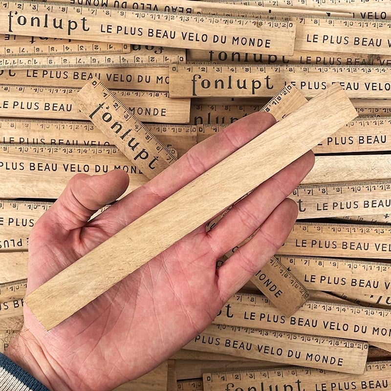 Wooden Ruler Fonlupt Bicycle 1950