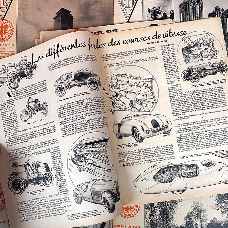 journal revue magazine automobile ile de france ancien vintage illustration exemplaire numéro 1937 1939 années 30
