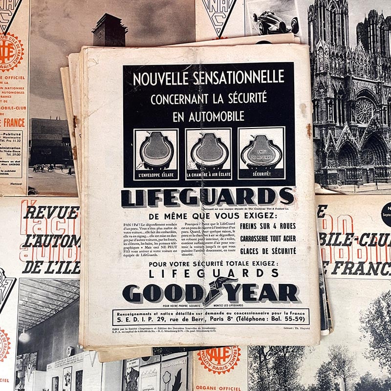 journal revue magazine automobile ile de france ancien vintage illustration exemplaire numéro 1937 1939 années 30