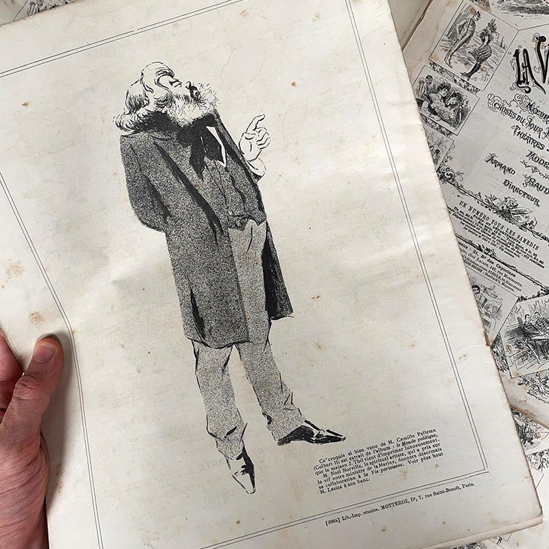 journal revue magazine la vie parisienne 1890 1900 mode ancien vintage illustration exemplaire numéro