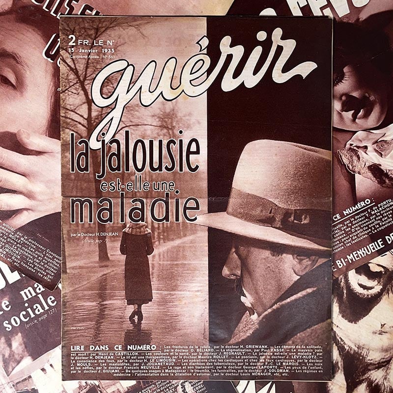journal revue magazine medicale guerir ancien vintage illustration exemplaire numéro 1935 1936 1937 1938