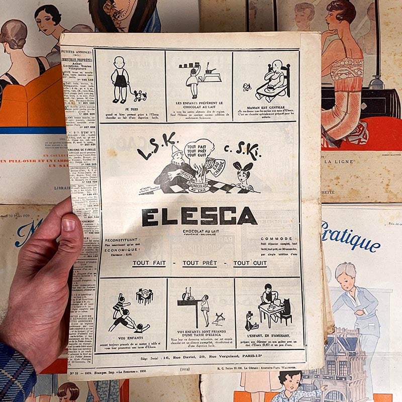 journal revue magazine mode pratique femme 1920 1930 mode ancien vintage illustration exemplaire numéro