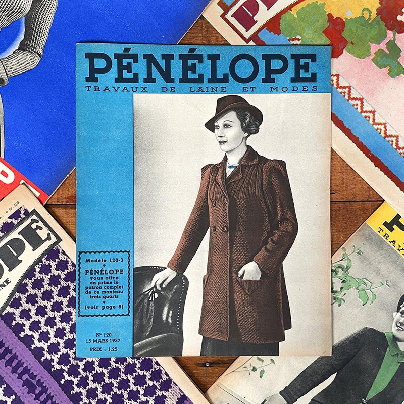 journal revue magazine penelope mode ancien vintage illustration exemplaire numéro 1928 1928 1930 1938 1937