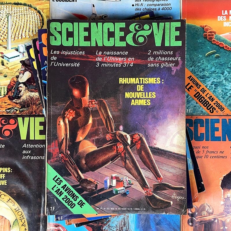 journal revue magazine science et vie scientifique ancien vintage illustration exemplaire numéro 1970 1979 années 70