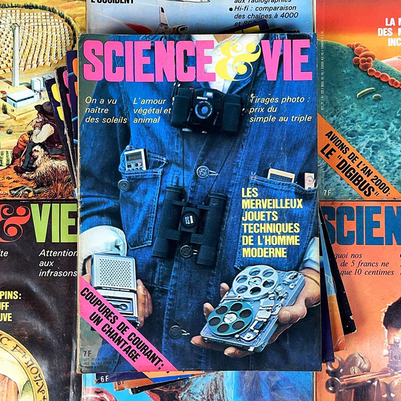 journal revue magazine science et vie scientifique ancien vintage illustration exemplaire numéro 1970 1979 années 70