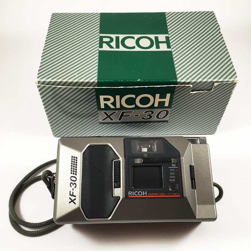 Ricoh XF-30 Silver & 35mm 4 Box