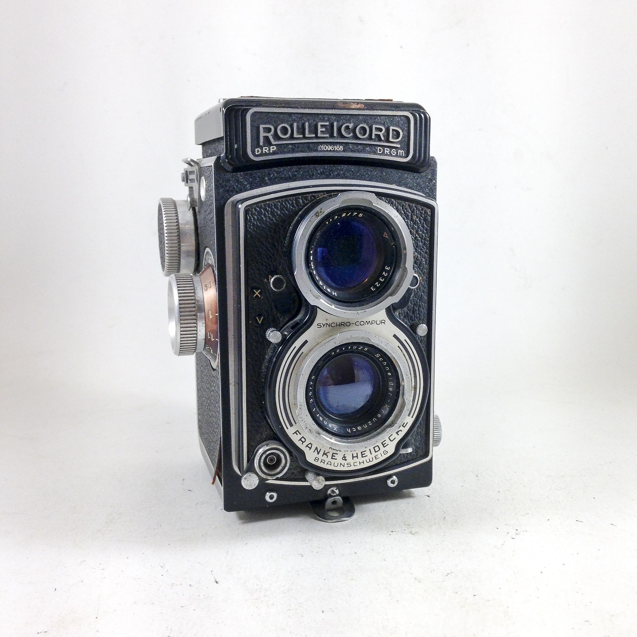 ROLLEICORD moyen format 6x6 bi-objectif factice vitrine faux boitier argentique tlr drg drgm
