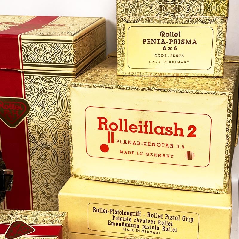 Rolleiflex 3.5F2 Planar 75mm 3.5 & Accessoires