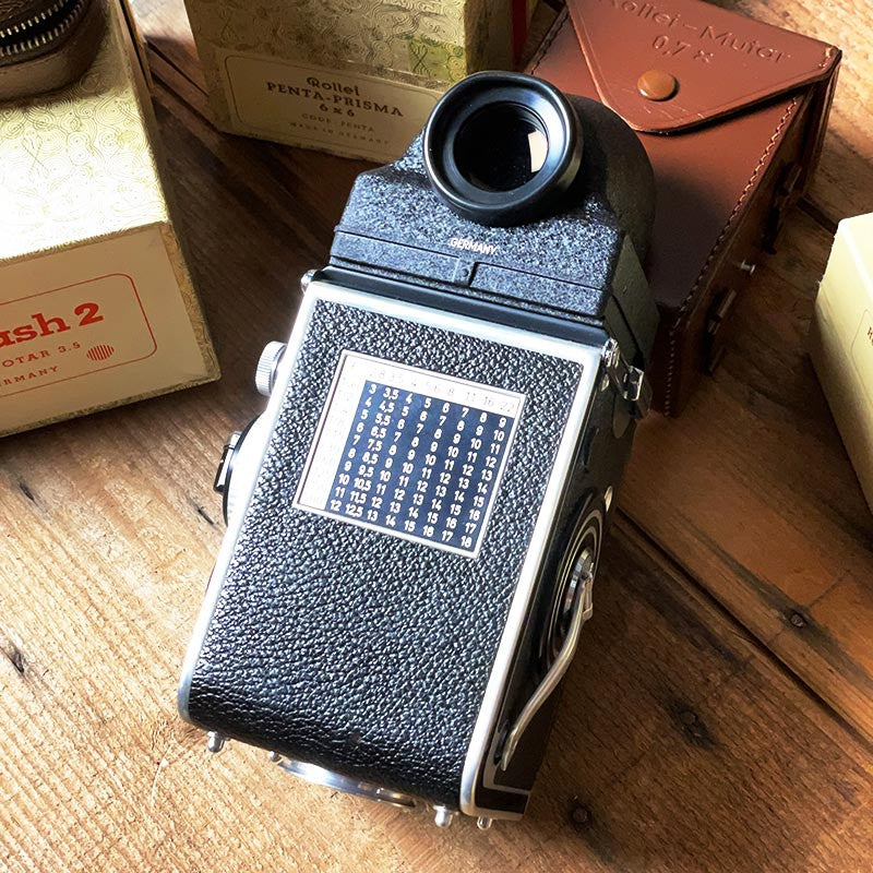 Rolleiflex 3.5F2 Planar 75mm 3.5 & Accessoires
