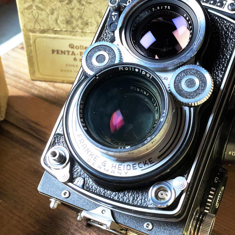 Rolleiflex 3.5F2 Planar 75mm 3.5 & Accessoires