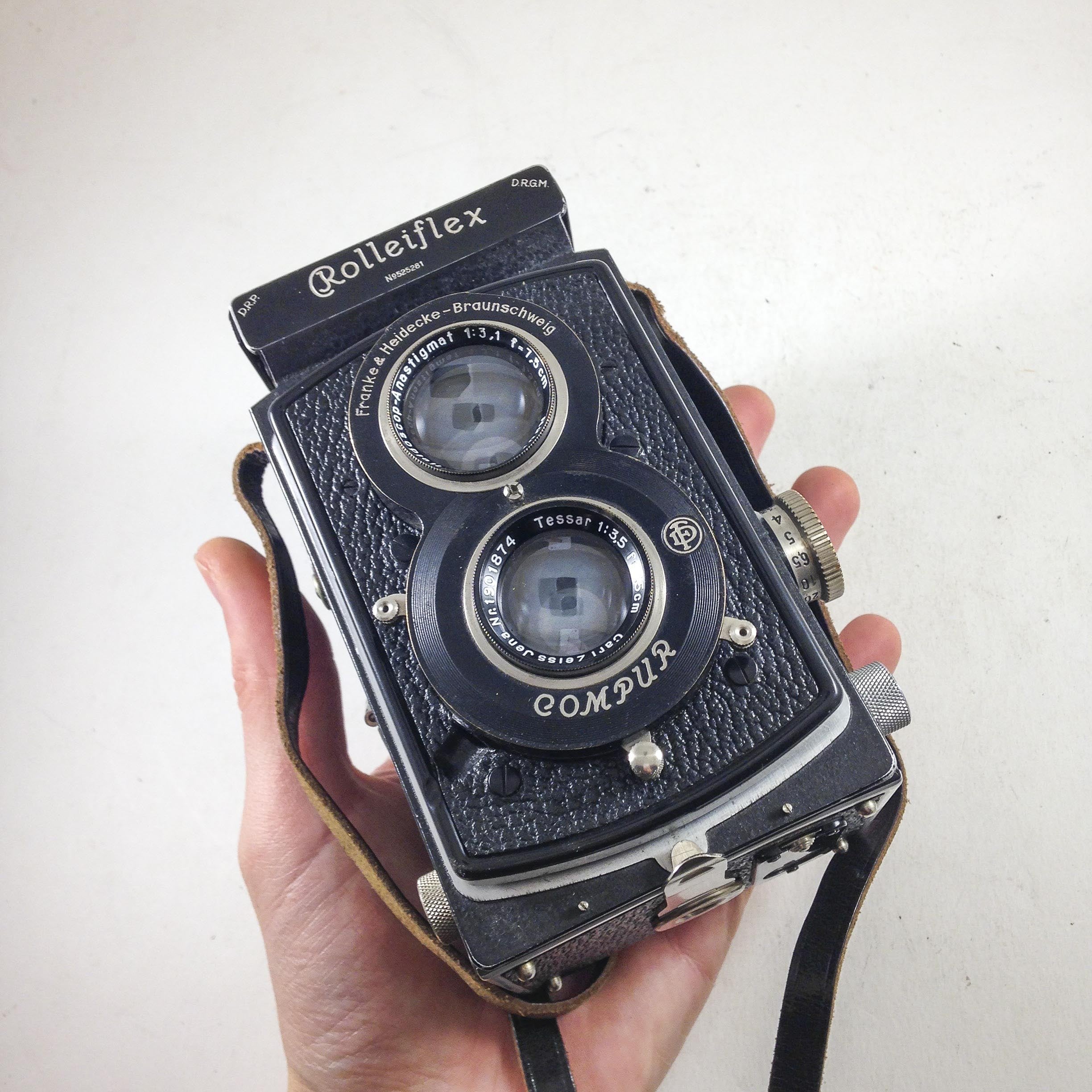 Rolleiflex Old Standard 622 6x6 Carl Zeiss Tessar 75mm 3.5