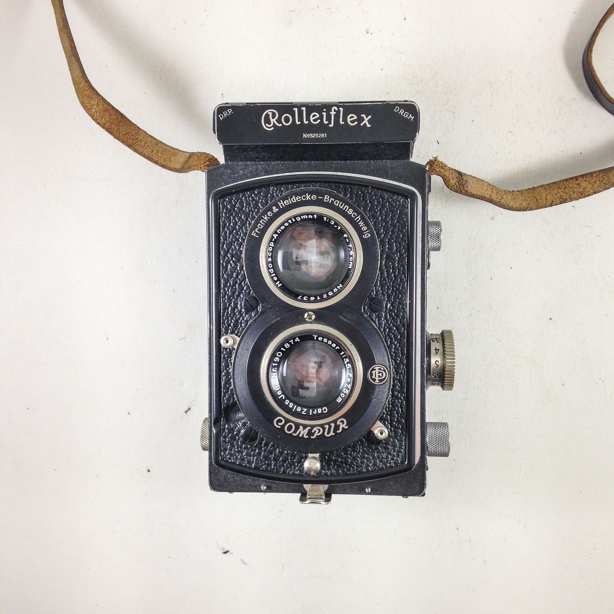 Rolleiflex Old Standard 622 6x6 Carl Zeiss Tessar 75mm 3.5